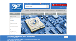 Desktop Screenshot of pegasus-components.de