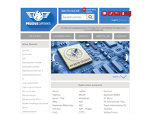 Tablet Screenshot of pegasus-components.de
